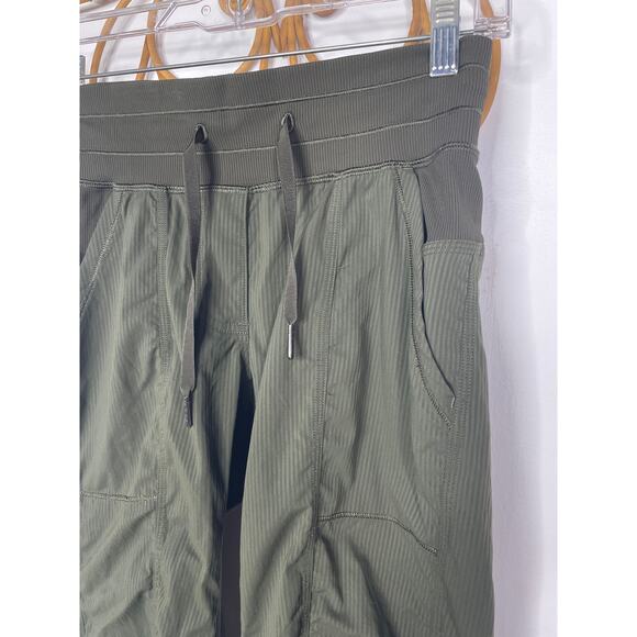 Lululemon Street To Studio Pant II Unlined 28 crop Olive Green 4 - Picture 4 of 9